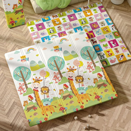 Tapete Térmico Infantil Atividades Dupla Face Dobrável - Girafa Colorido