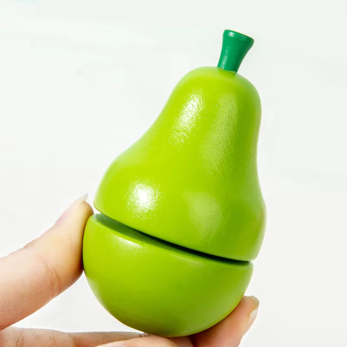 Brinquedo De Cozinha Infantil - Frutinhas de Cortar Madeira com Velcro