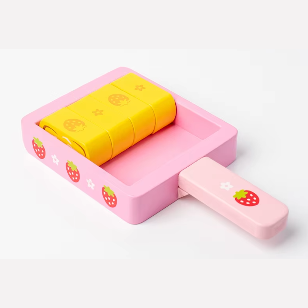 Brinquedo de Cozinha em Madeira - Bolo de Morango