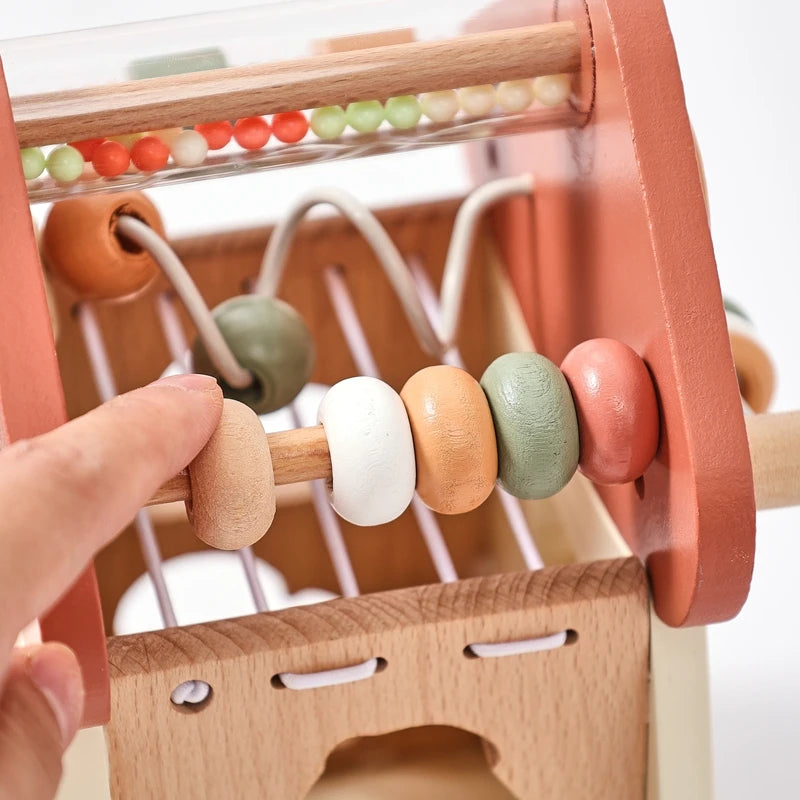 Cogumelo Montessori em Madeira - Brinquedo Educativo Infantil