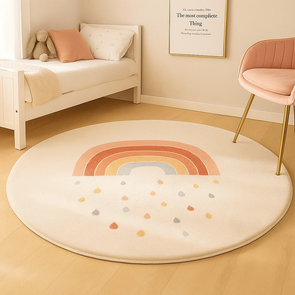 tapete infantil arco iris