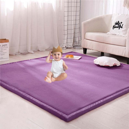 Tapete de Atividades para Bebê Acolchoado - Roxo