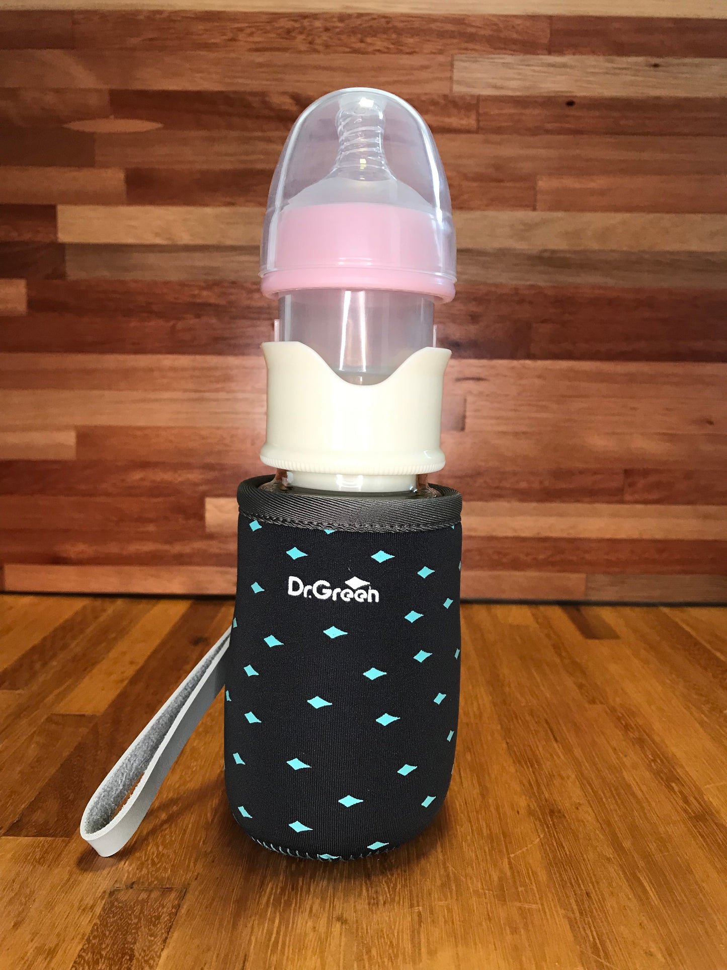 Mamadeira para Bebê de Vidro - Porta Leite em Pó Modelo Baleia