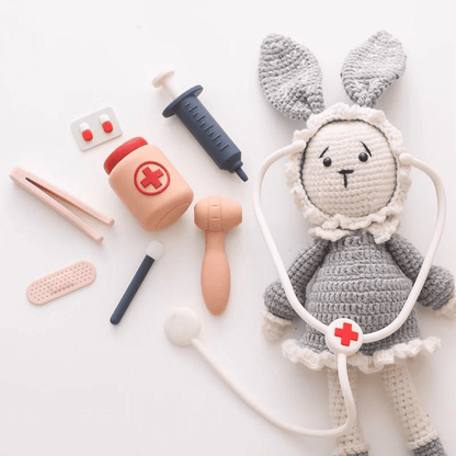 Kit Médico Infantil - Brinquedo Silicone