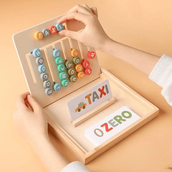 Brinquedo Educativo Infantil Aprenda a Palavras em Inglês - Encaixe Inteligente | Bebê Colorido