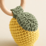 Mordedor Crochê Limão Siciliano - Brinquedo para Bebê | Bebê Colorido