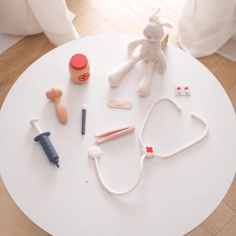 Kit Médico Infantil - Brinquedo Silicone