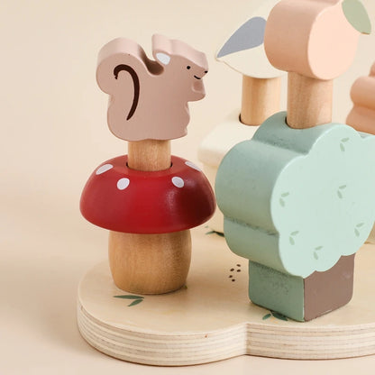 Brinquedos de Madeira Para Bebês Montessori - Ninho de Passarinho | Bebê Colorido