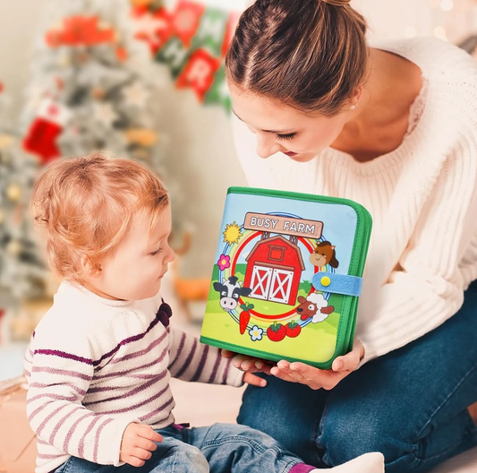 Fazenda dos Pequenos Exploradores - Livro Sensorial Infantil