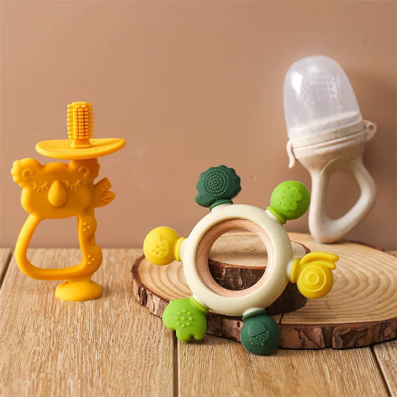 Kit para Bebê Mordedor - Silicone