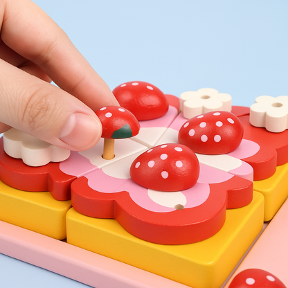 Brinquedo de Cozinha em Madeira - Bolo de Morango 